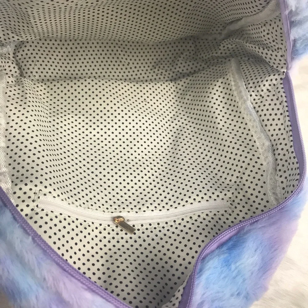 Tie Dye Fuzzy‎ Mini backpack